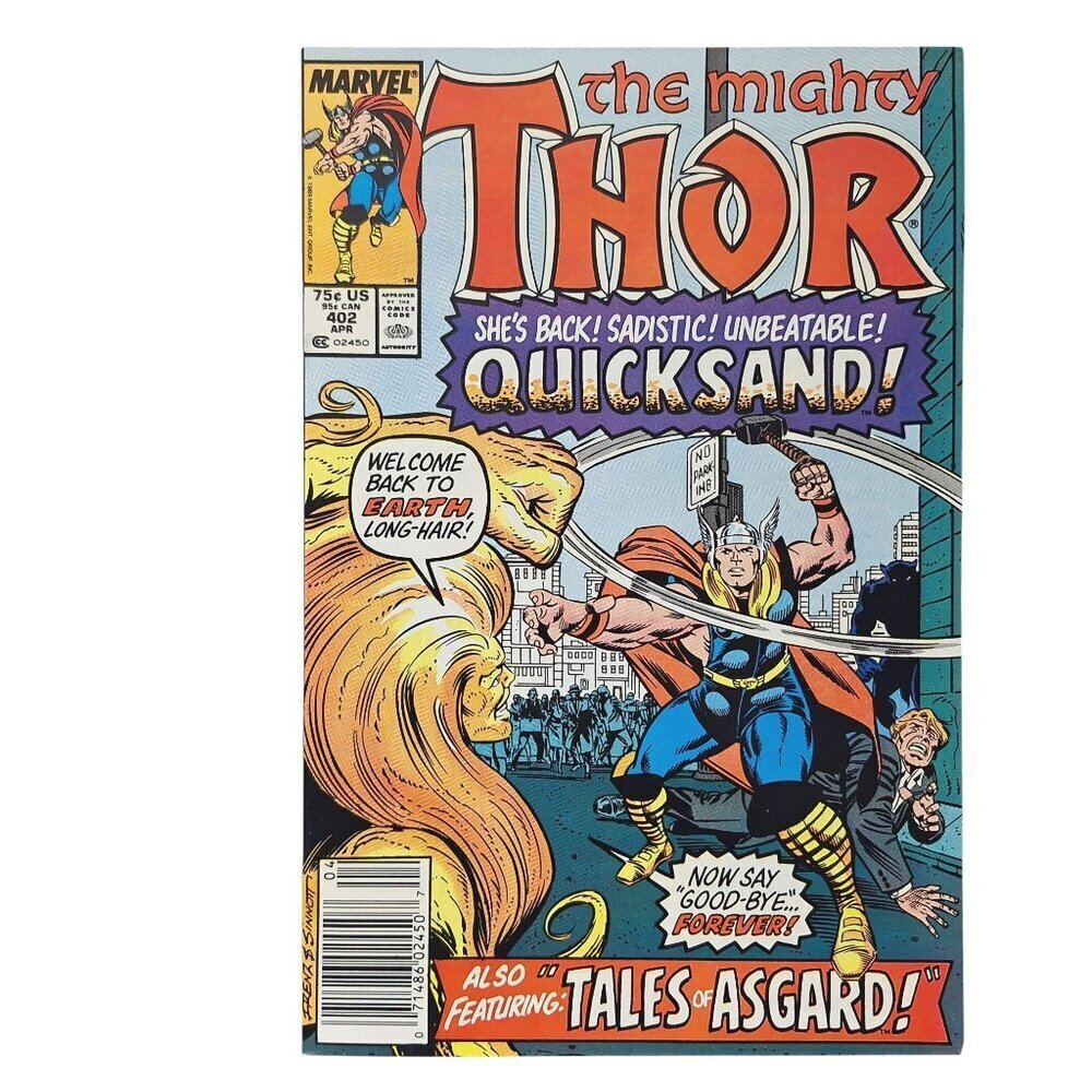 Marvel The Mighty Thor 402 Tales Of Asgard 1989 Comic Book